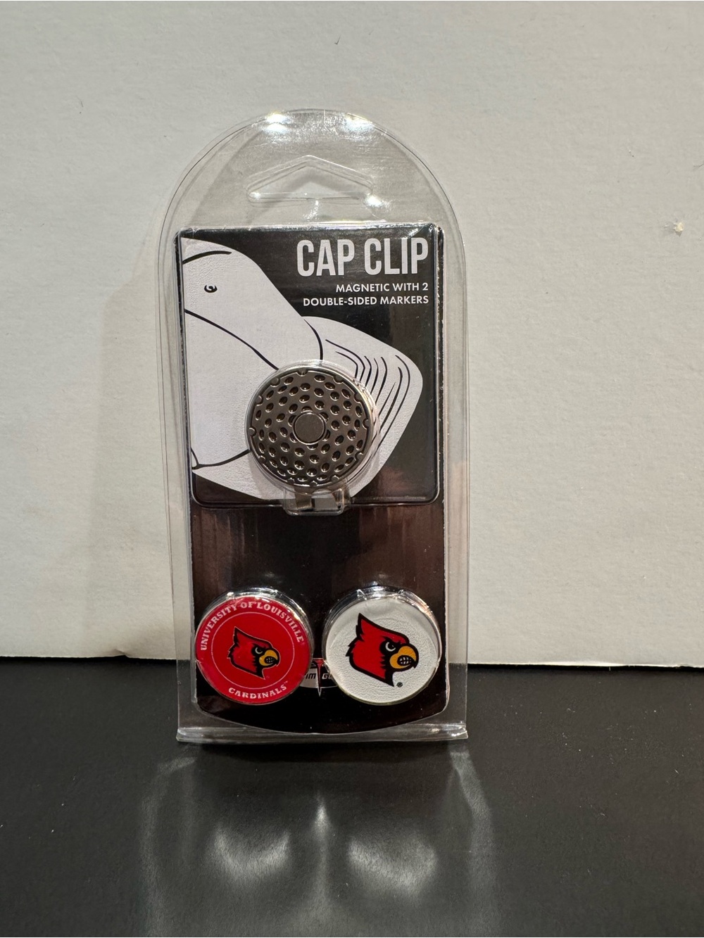 Team Golf University of Louisville Cardinals Magnetic Cap Clip Set NWT